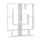 7-Tier Open Bookcase Tall Storage Rack for Living Room and Office